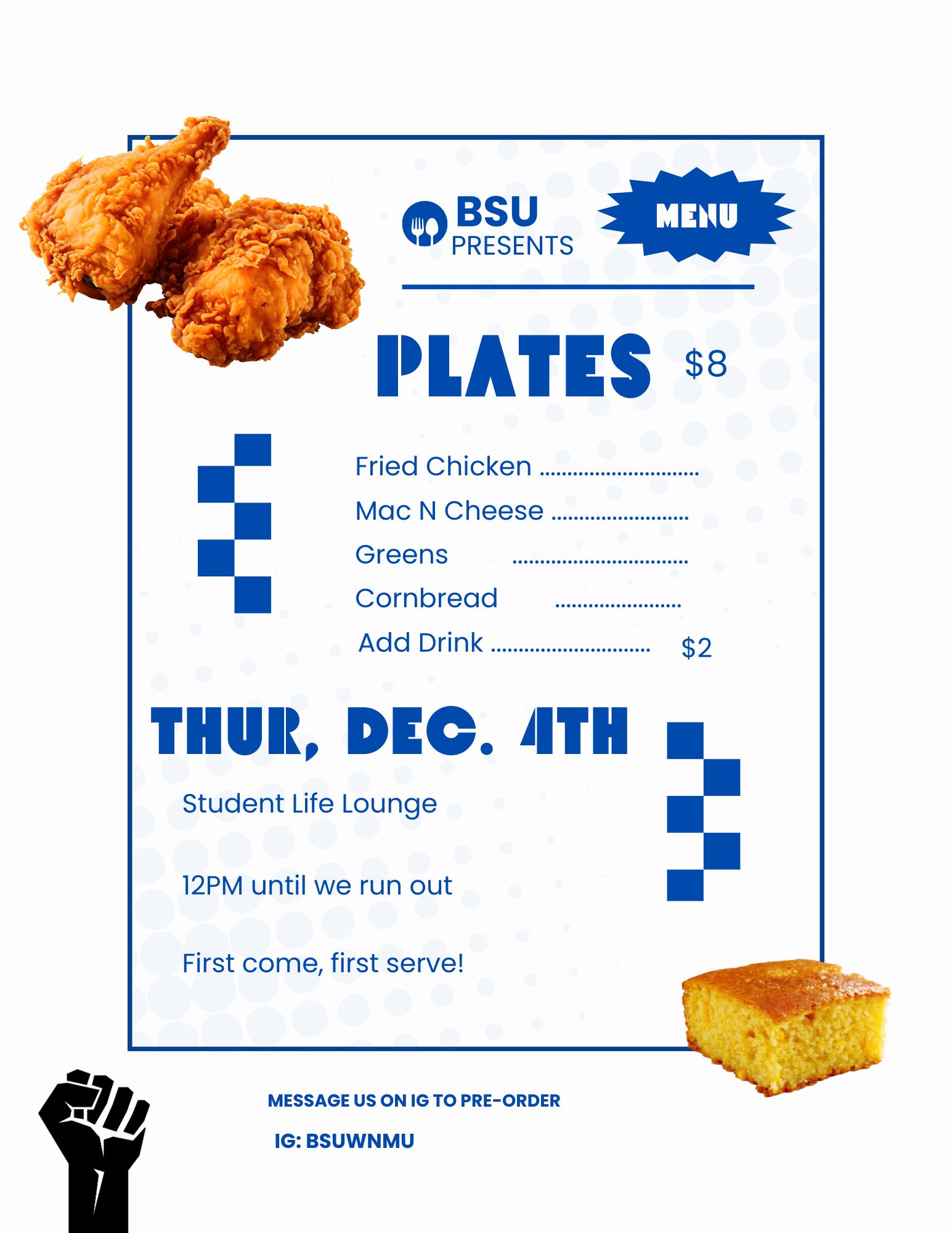 BSU Soul Food Plates